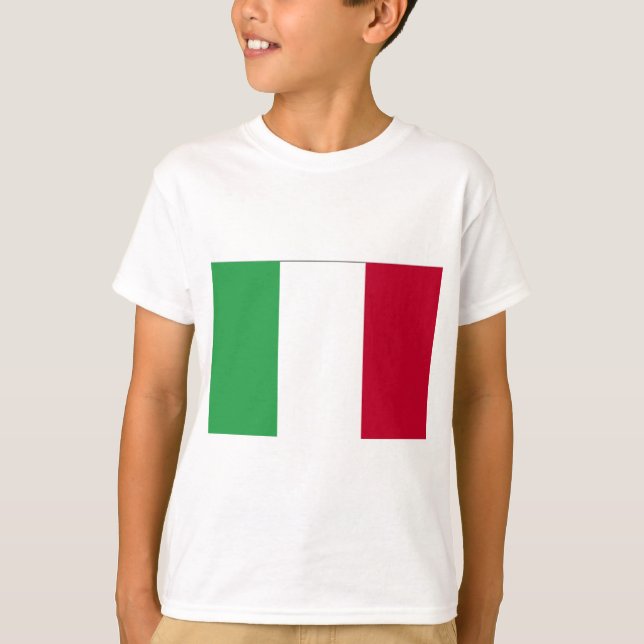 T-SHIRT DRAPEAU ITALIEN (Devant)