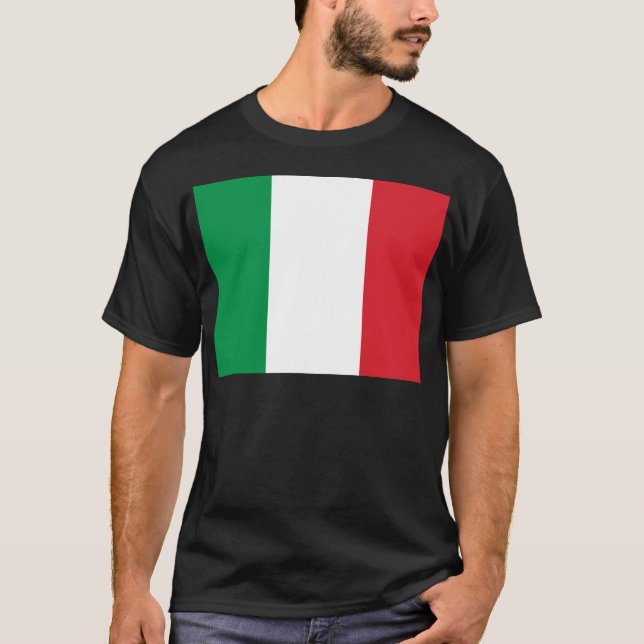 T-shirt Drapeau italien (Devant)