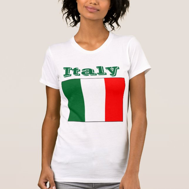 T-shirt Drapeau italien (Devant)