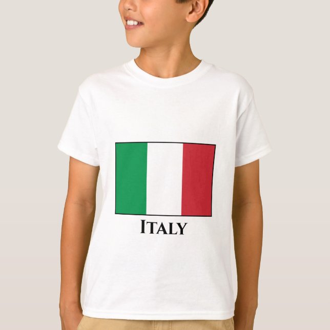 T-shirt Drapeau italien (Devant)