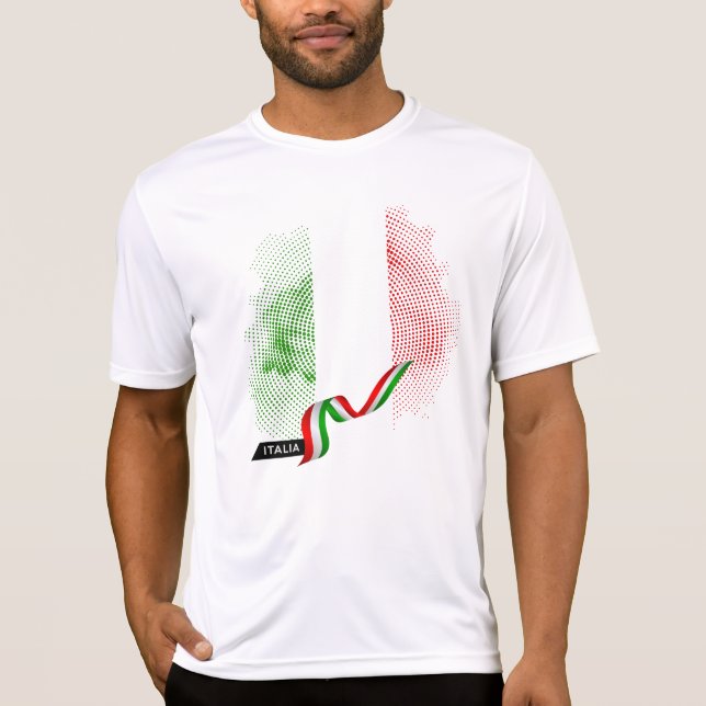 T-shirt Drapeau italien (Devant)