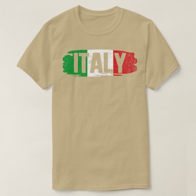 T-shirt Drapeau italien (Design devant)