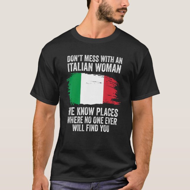 T-shirt Drapeau italien Italie (Devant)