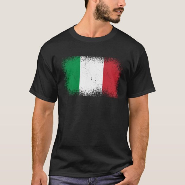 T-shirt Drapeau italien Italie (Devant)