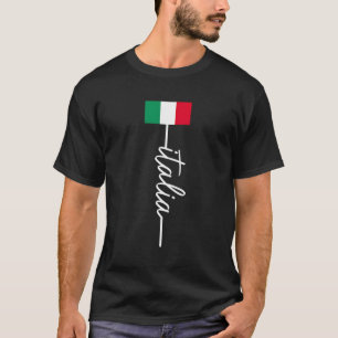 T-shirt Drapeau italien Italie Fierté