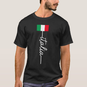 T-shirt Drapeau italien Italie Fierté