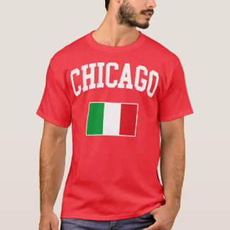 T-shirt Drapeau italien italien de Chicago Italie Italiano