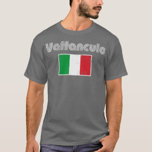 T-shirt Drapeau italien Vaffanculo Italie Italie Rétro