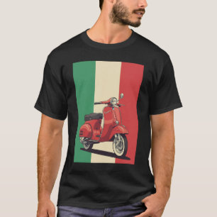 T-shirt Drapeau italien Vespa