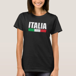 T-shirt Drapeau italien Vintage Italie