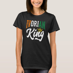 T-shirt Drapeau ivoirien du roi d'Ivoire Côte d'Ivoire
