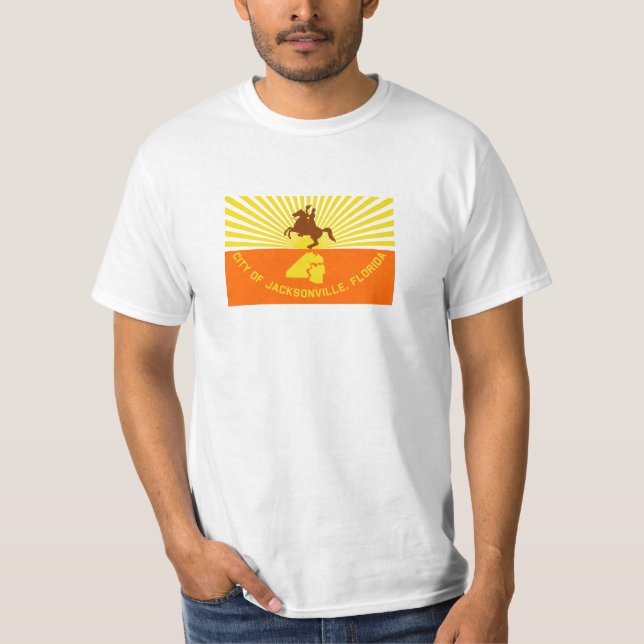T-shirt Drapeau Jacksonville (Devant)