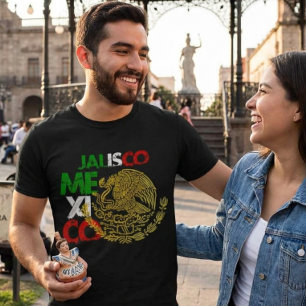 T-shirt Drapeau Jalisco Mexique 