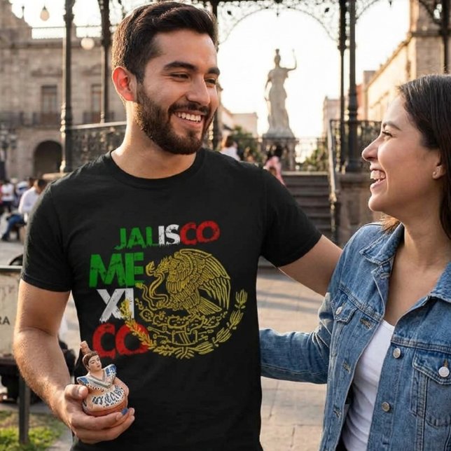 T-shirt Drapeau Jalisco Mexique  (Jalisco Mexico Flag T-Shirt)
