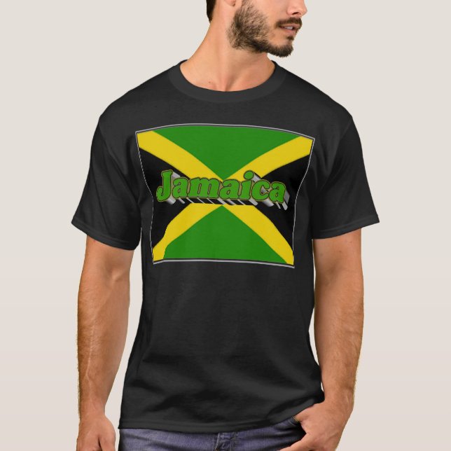 T-shirt Drapeau jamaïcain (Devant)