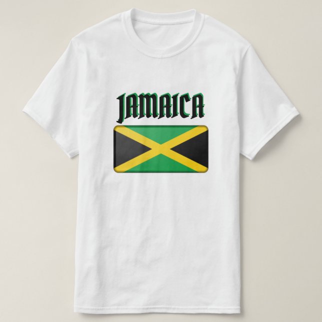 T-SHIRT DRAPEAU JAMAÏCAIN (Design devant)