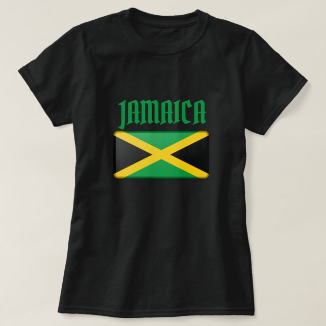 T-SHIRT DRAPEAU JAMAÏCAIN (Design devant)
