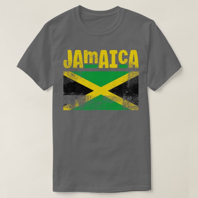 T-shirt Drapeau jamaïcain (Design devant)