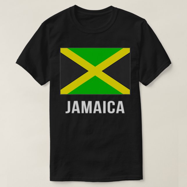 T-shirt Drapeau jamaïcain (Design devant)