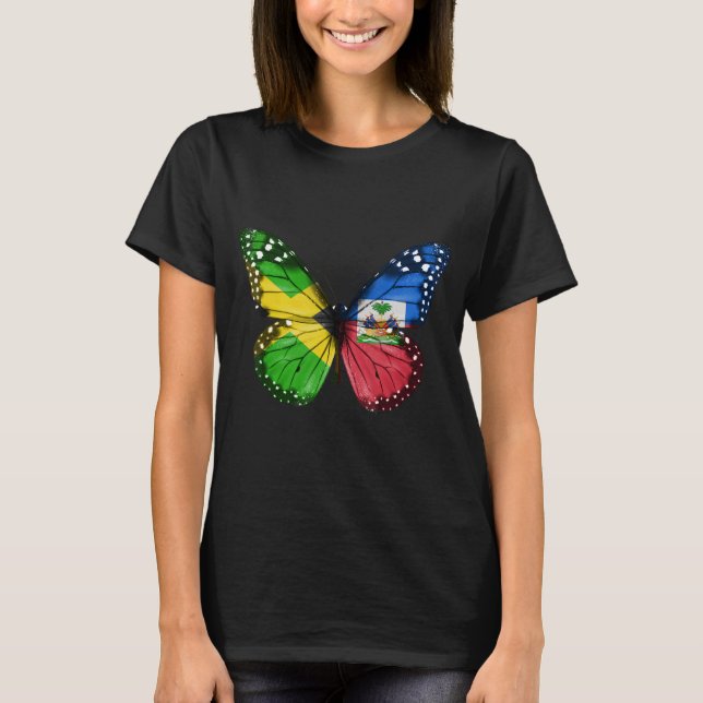 T-shirt Drapeau jamaïcain (Devant)