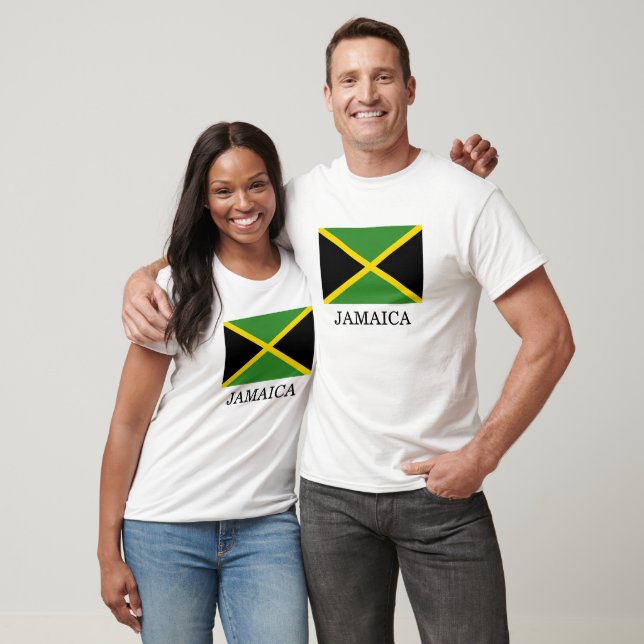 T-shirt Drapeau jamaïcain (Unisexe)