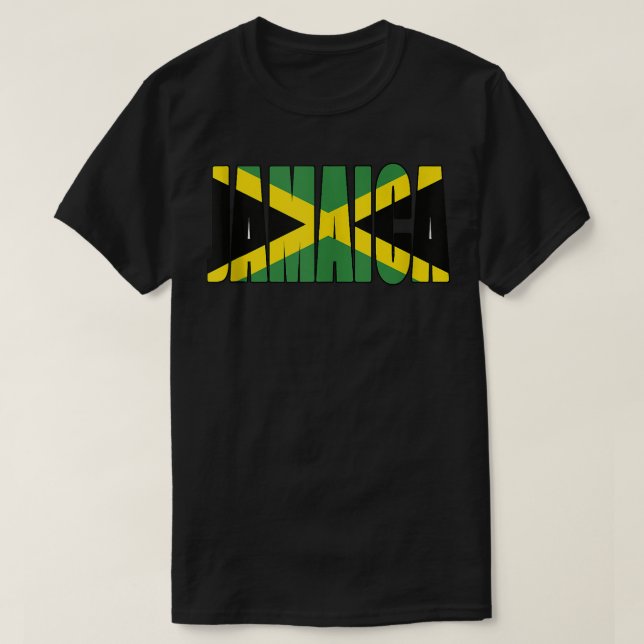 T-shirt Drapeau jamaïcain cadeau (Design devant)