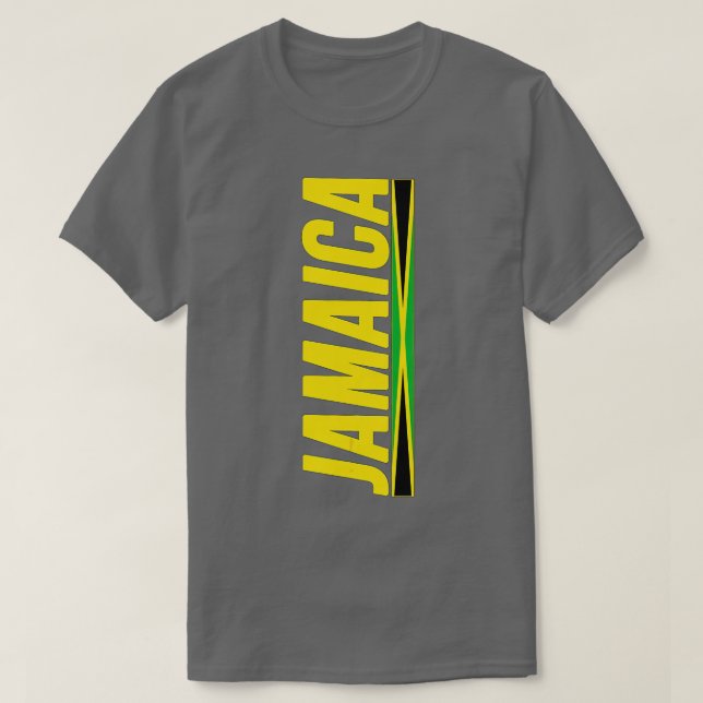 T-shirt Drapeau jamaïcain Couleur Amour Cadeau Souvenir  (Design devant)