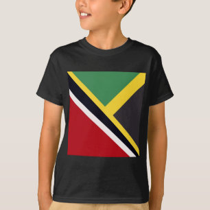 T-shirt Drapeau jamaïcain de Trini Drapeau de Trinité-et