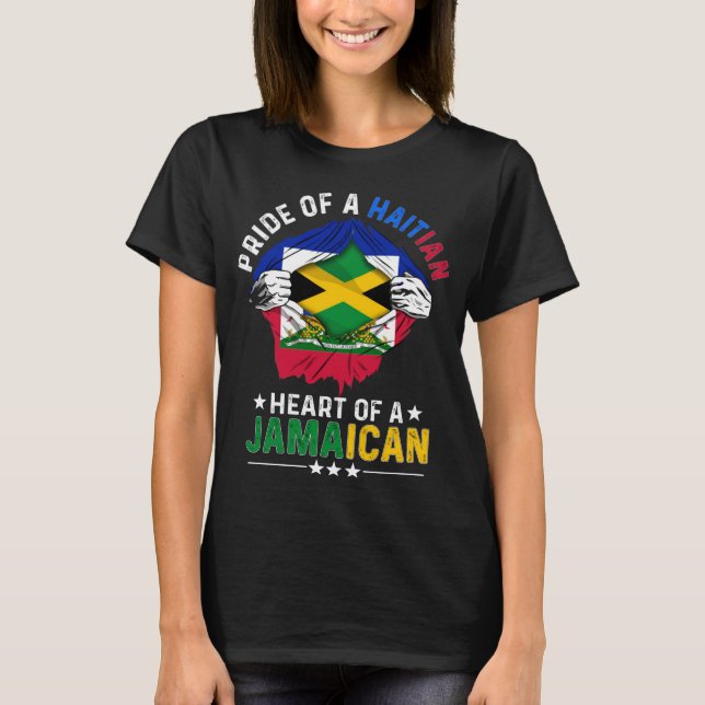 T-shirt Drapeau jamaïcain étranger (Devant)