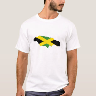 T-shirt Drapeau Jamaïcain Île - Fiers Jamaïcains - Chemise