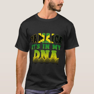 T-shirt Drapeau jamaïcain Jamaïque C'est dans mon ADN Homm