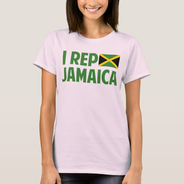 T-shirt Drapeau jamaïcain mou (Devant)