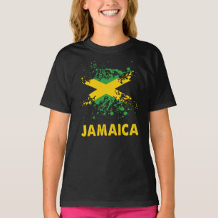 T-shirt Drapeau jamaïcain Retro