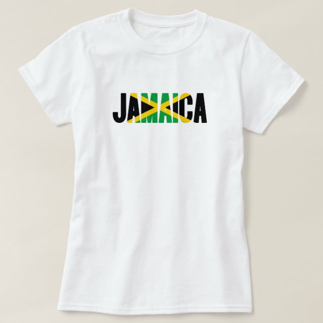 T-shirt Drapeau Jamaïque (Design devant)