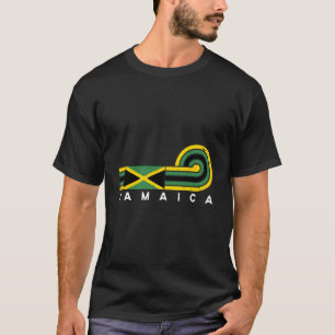 T-shirt Drapeau Jamaïque Vintage Jamaïque Souvenir