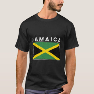 T-shirt Drapeau Jamaïque Vintage Jamaïque Souvenir