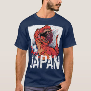 T-shirt Drapeau japonais de football T Re Dinosaur