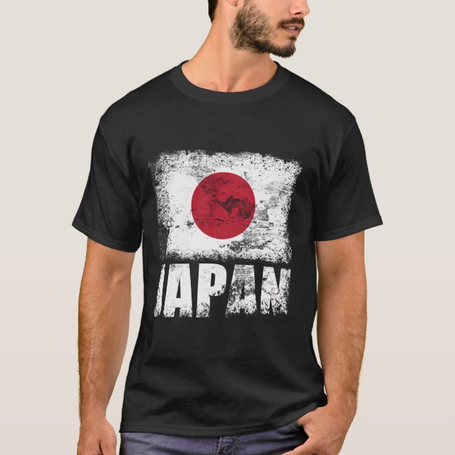 T-shirt Drapeau japonais Jaune Drapeau (Devant)