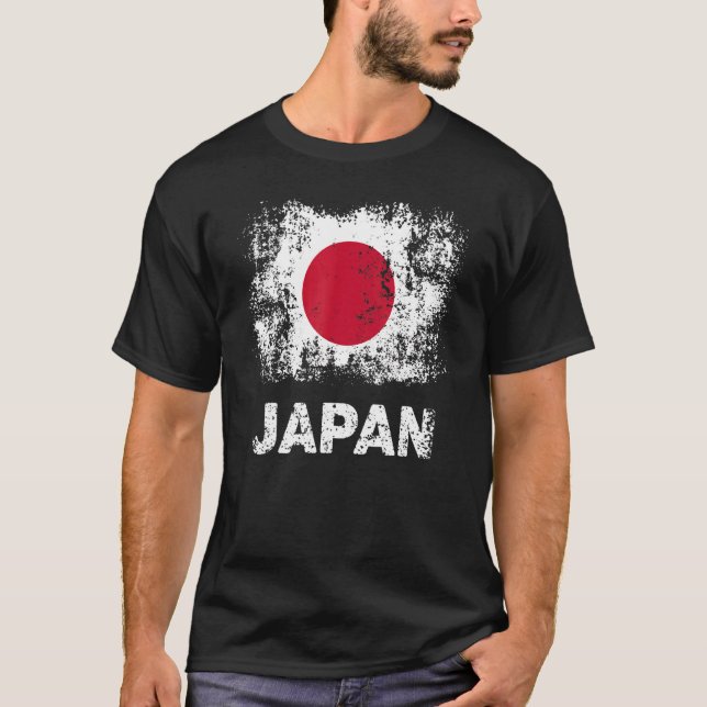 T-shirt Drapeau japonais Tokyo Patriotique Japon (Devant)