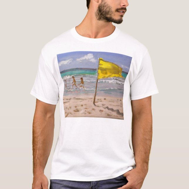 T-shirt Drapeau jaune Barbade 2010 (Devant)