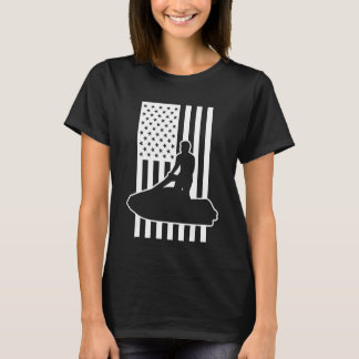 T-shirt Drapeau Jet Ski USA