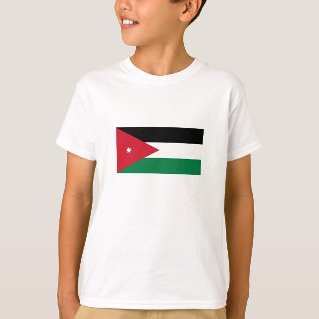 T-shirt Drapeau Jordanie (Devant)