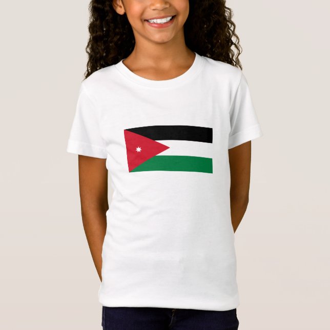 T-Shirt Drapeau Jordanie (Devant)