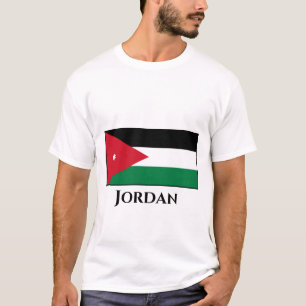 T-shirt Drapeau jordanien