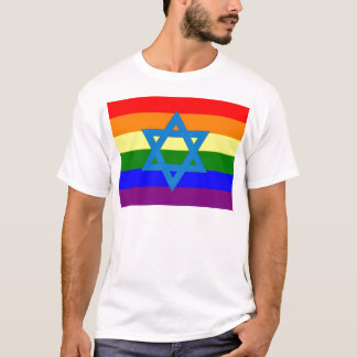 T-shirt Drapeau juif de gay pride