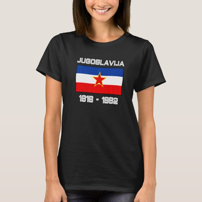 T-shirt Drapeau Juyougoslave République fédérative sociali (Devant)