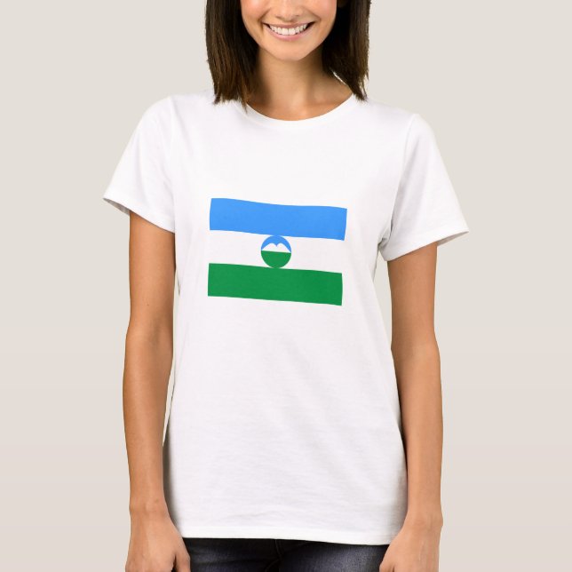 T-shirt Drapeau Kabardino Balkaria (Devant)