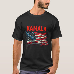T-shirt Drapeau Kamala