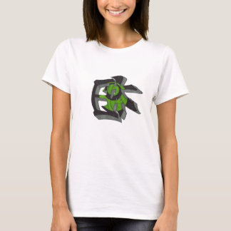 T-shirt Drapeau Kanji Graffiti-Oki [ Chemise femme ]