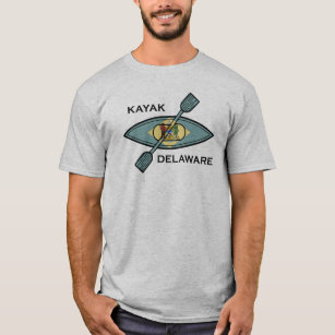 T-shirt Drapeau Kayak Delaware